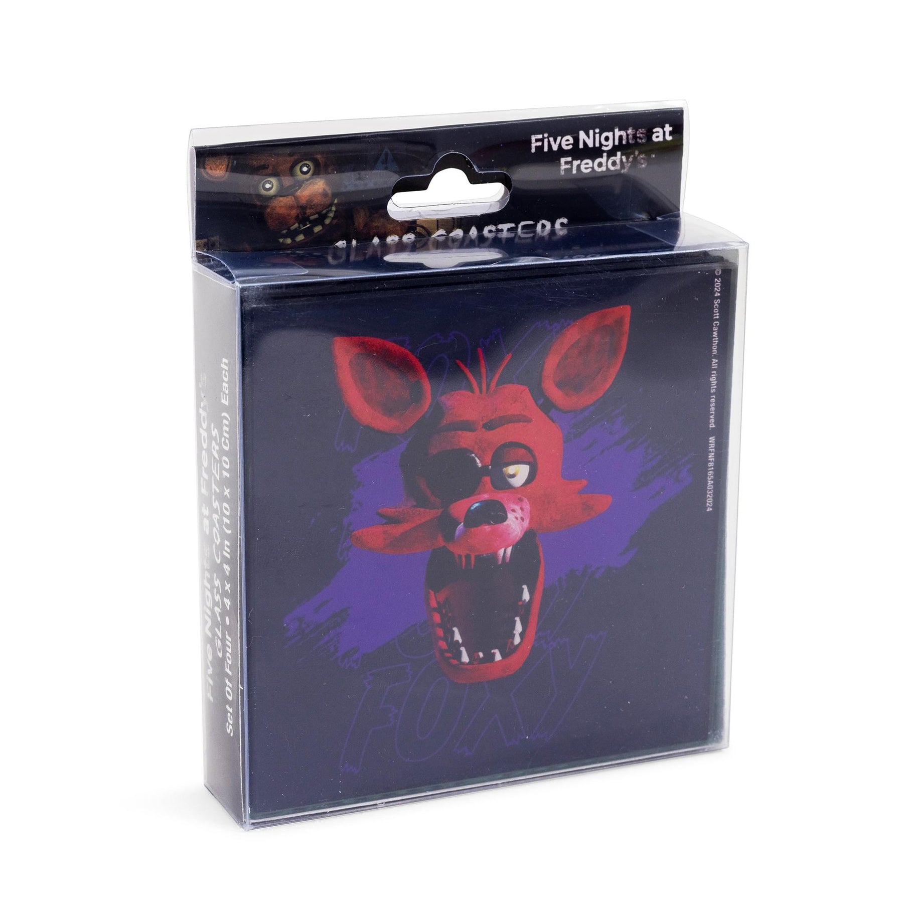 Five Nights At Freddy's Characters Glass Coasters | Set of 4