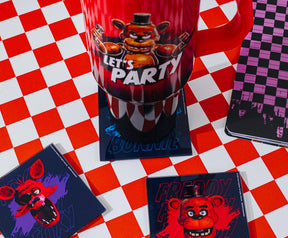 Five Nights At Freddy's Characters Glass Coasters | Set of 4