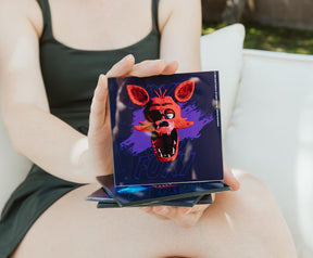 Five Nights At Freddy's Characters Glass Coasters | Set of 4