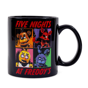 Five Nights At Freddy's Character Grid Ceramic Mug | Holds 20 Ounces