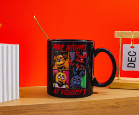 Five Nights At Freddy's Character Grid Ceramic Mug | Holds 20 Ounces