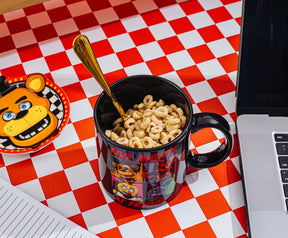 Five Nights At Freddy's Character Grid Ceramic Mug | Holds 20 Ounces