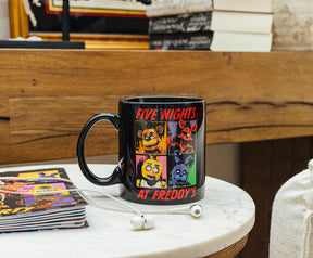 Five Nights At Freddy's Character Grid Ceramic Mug | Holds 20 Ounces