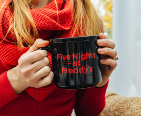 Five Nights At Freddy's "Game Over" Ceramic Camper Mug | Holds 20 Ounces