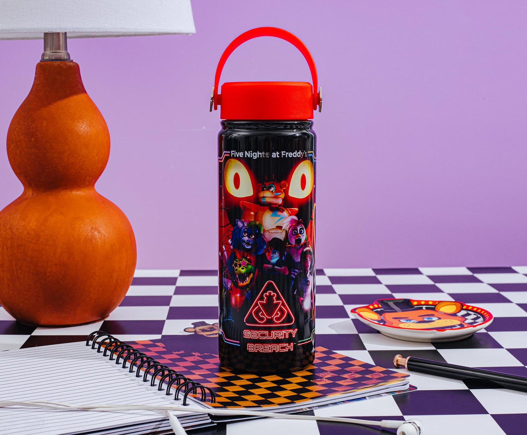 Five Nights At Freddy's Security Breach 20-Ounce Stainless Steel Water Bottle