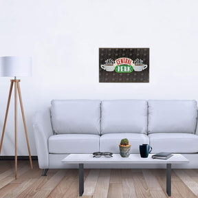 Friends Central Perk Logo 13 x 19 Inch Framed MDF Wall Art