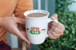 Friends Central Perk Flared Rim Collectible Ceramic Coffee Mug | Holds 16 Ounces