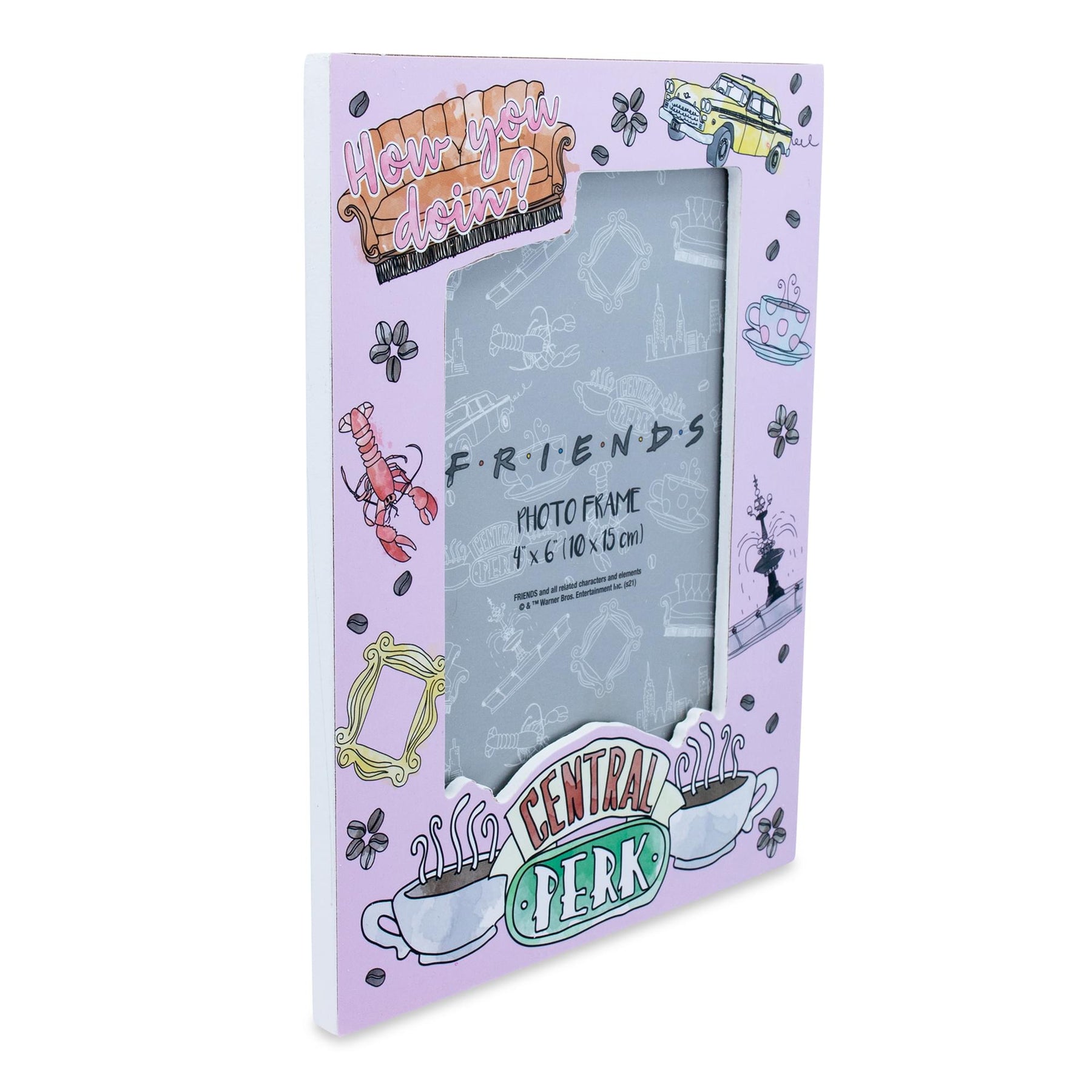 Friends Central Perk Die-Cut Photo Frame | 4 x 6 Inches