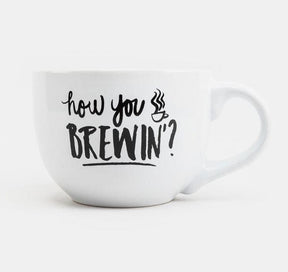 Friends How Your Brewing 24 Ounce Ceramic Soup Mug