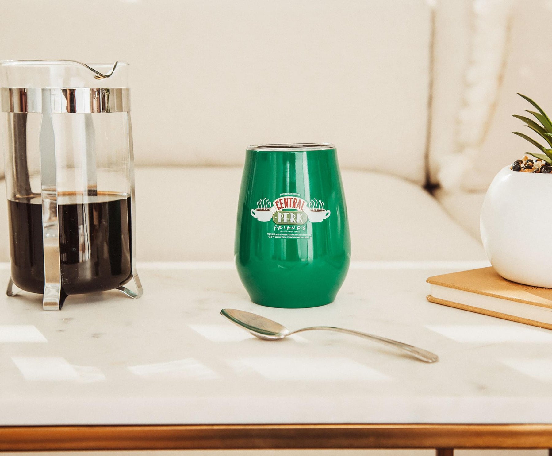 FRIENDS™ Central Perk Tumbler with Lid & Straw