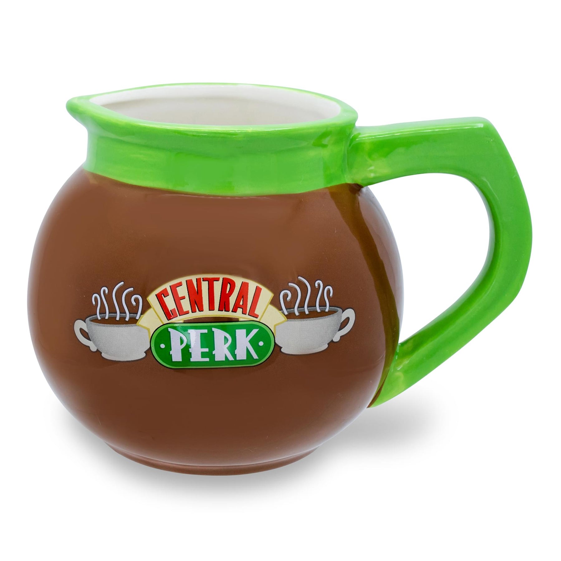 Friends Central Perk Coffee Pot 3D Sculpted Ceramic Mug | Holds 20 Ounces