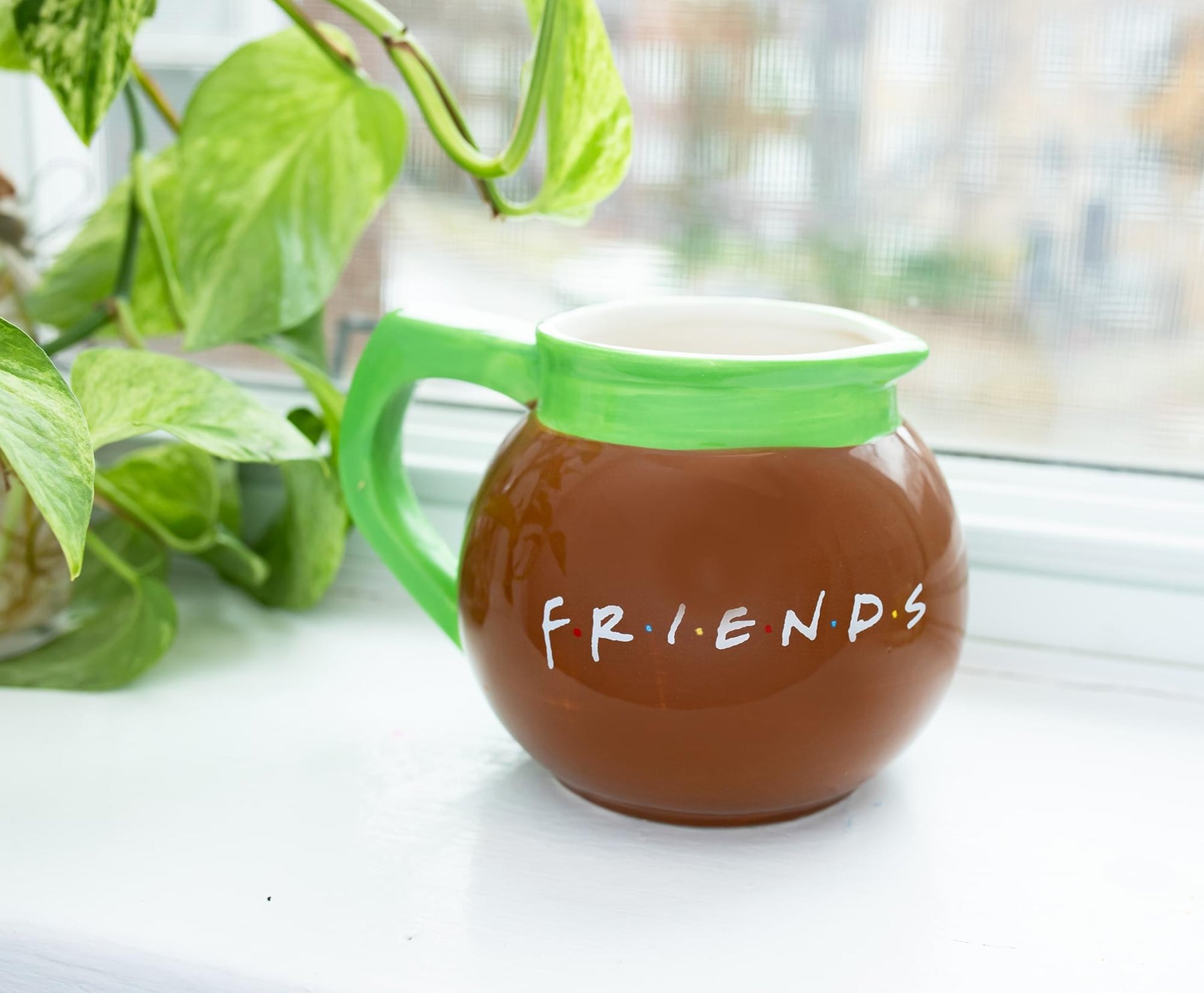 Friends Central Perk Coffee Pot 3D Sculpted Ceramic Mug | Holds 20 Ounces