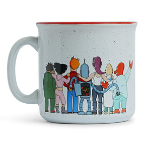 Futurama Planet Express Crew Ceramic Camper Mug | Holds 20 Ounces