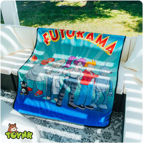 Futurama Hypnotoad Fleece Throw Blanket | 45 x 60 Inches