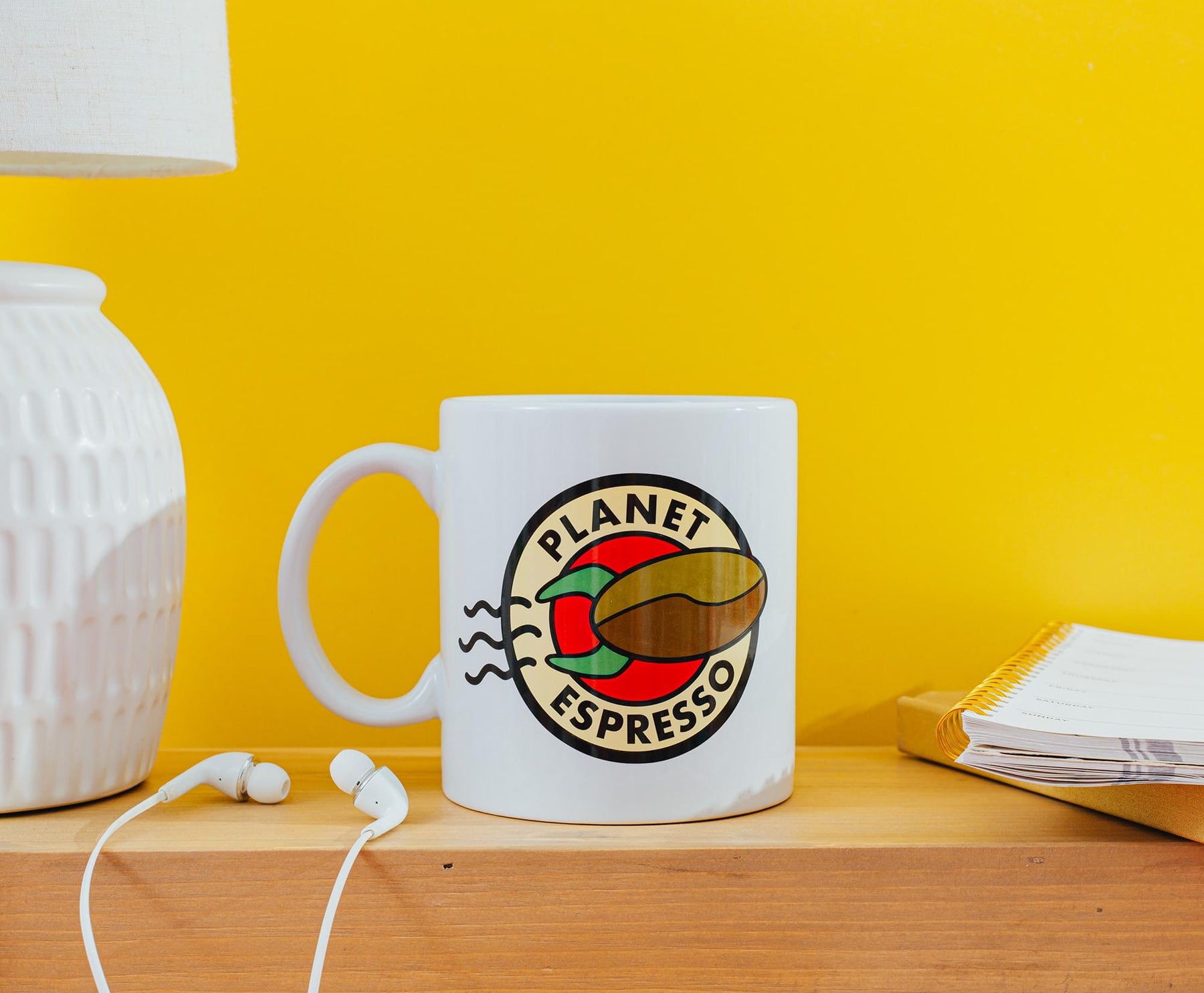 Futurama "Planet Espresso" Ceramic Mug | Holds 20 Ounces