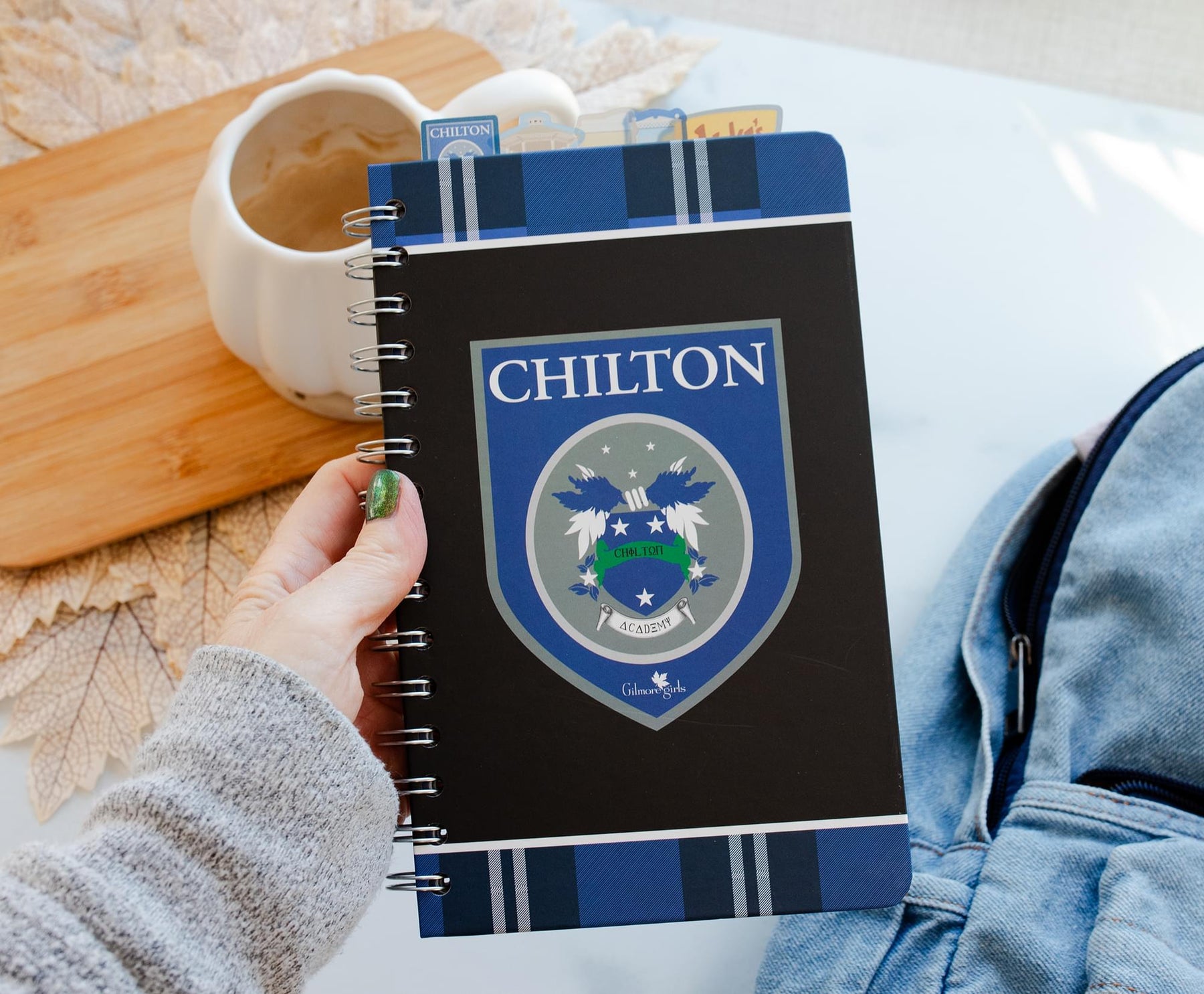 Gilmore Girls Chilton Academy 5-Tab Spiral Notebook With 75 Sheets | 5 x 8 Inch