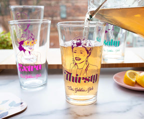 The Golden Girls Personalities 16-Ounce Pint Glasses | Set of 4