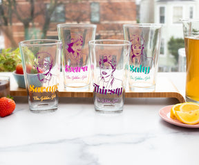 The Golden Girls Personalities 16-Ounce Pint Glasses | Set of 4