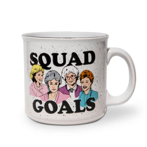 The Golden Girls "Squad Goals" Ceramic Camper Mug | Holds 20 Ounces