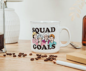 The Golden Girls "Squad Goals" Ceramic Camper Mug | Holds 20 Ounces