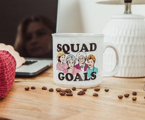 The Golden Girls "Squad Goals" Ceramic Camper Mug | Holds 20 Ounces