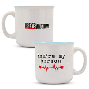 Grey's Anatomy "You're My Person" Ceramic Mug | Holds 20 Ounces