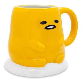 Sanrio Gudetama "Lazy Egg" Sculpted Ceramic Mug | Holds 20 Ounces