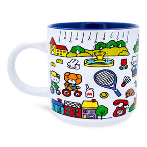 Sanrio Hello Kitty Red Map Ceramic Mug | Holds 13 Ounces