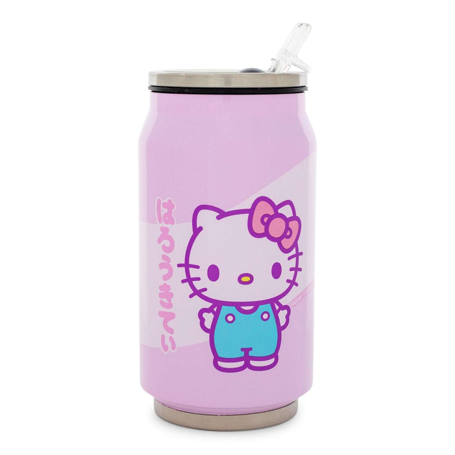 Sanrio Hello Kitty Pink Stainless Steel Drinking Can | Holds 12 Ounces