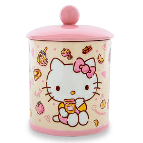 Sanrio Hello Kitty Apples and Cinnamon Ceramic Snack Jar | 8 Inches Tall