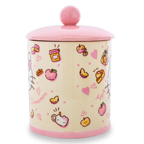 Sanrio Hello Kitty Apples and Cinnamon Ceramic Snack Jar | 8 Inches Tall