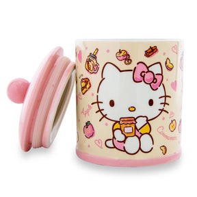 Sanrio Hello Kitty Apples and Cinnamon Ceramic Snack Jar | 8 Inches Tall