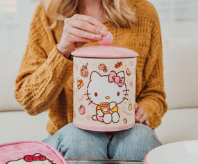 Silver Buffalo Sanrio Hello Kitty Apples And Cinnamon Ceramic Snack Jar