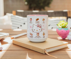 Sanrio Hello Kitty Apple Icons Asian Ceramic Tea Cup | Holds 9 Ounces