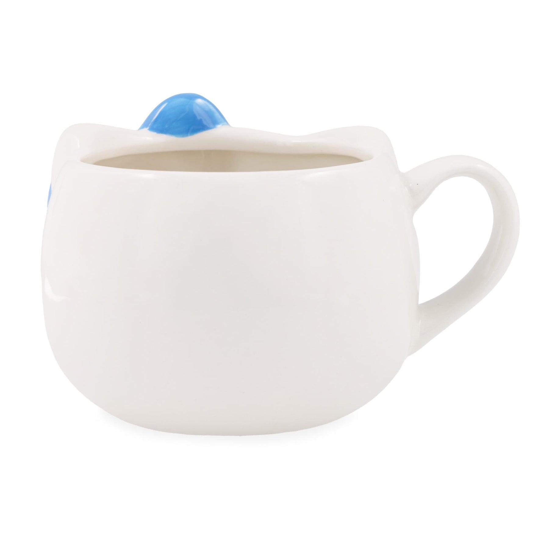 Sanrio Hello Kitty Blue Bow Sculpted Ceramic Mug | Holds 20 Ounces