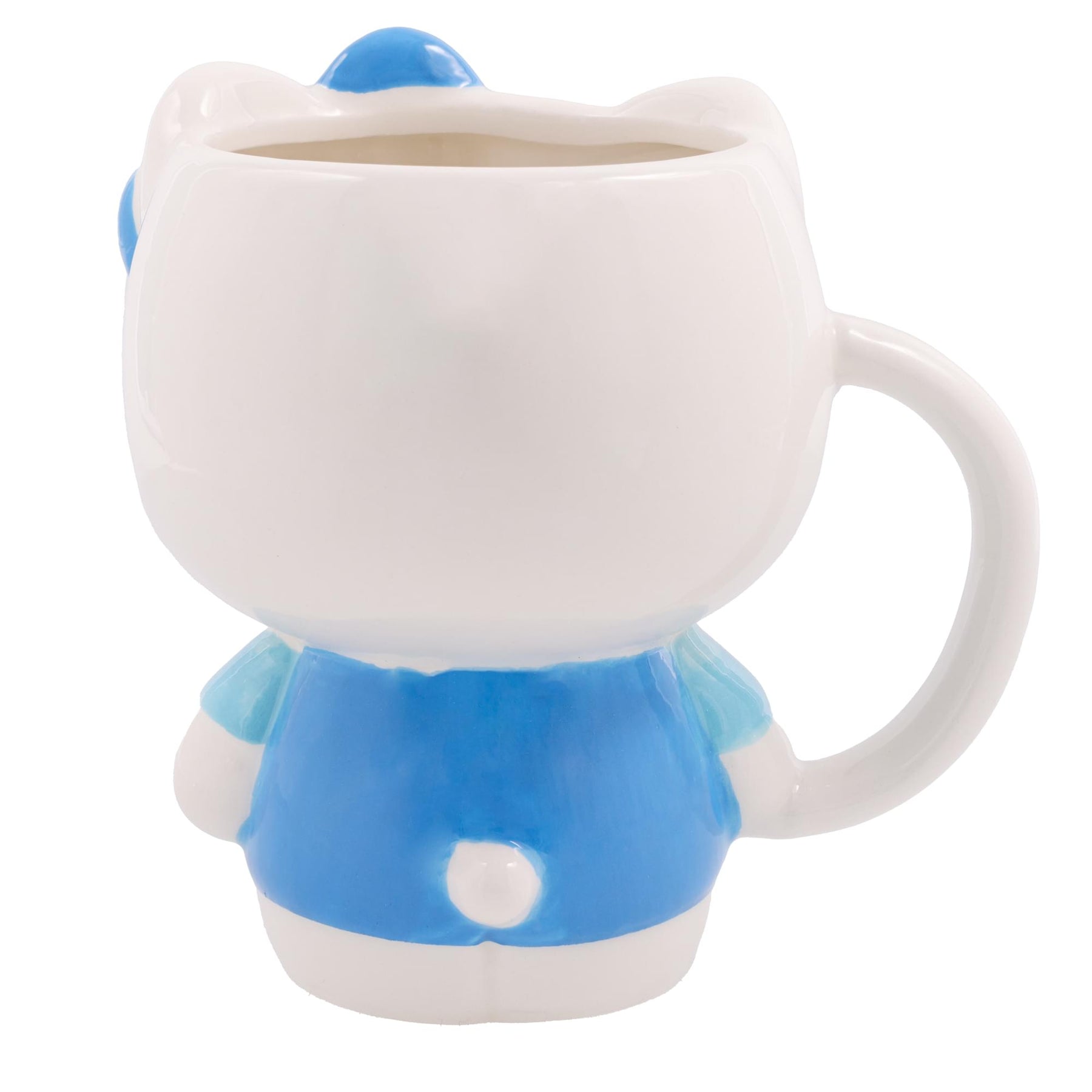 Sanrio Hello Kitty Blue Sculpted Ceramic Mug | Holds 20 Ounces