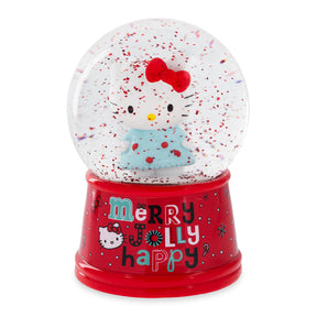 Sanrio Hello Kitty "Merry Jolly Happy" Snow Globe | 6 Inches Tall