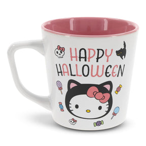 Sanrio Hello Kitty "Happy Halloween" Ceramic Latte Mug | Holds 17 Ounces