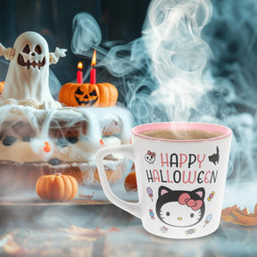 Sanrio Hello Kitty "Happy Halloween" Ceramic Latte Mug | Holds 17 Ounces