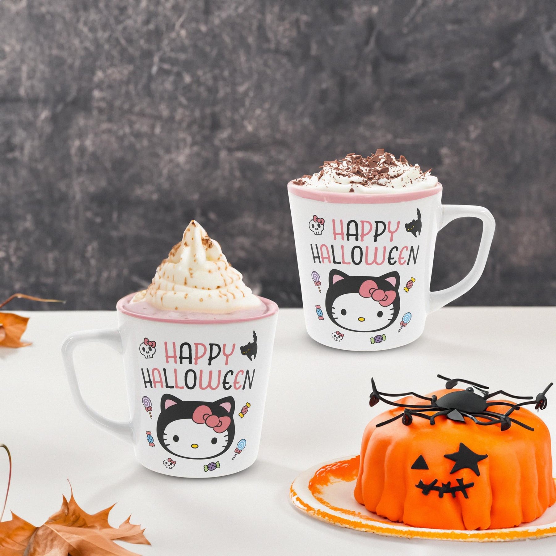 Sanrio Hello Kitty "Happy Halloween" Ceramic Latte Mug | Holds 17 Ounces