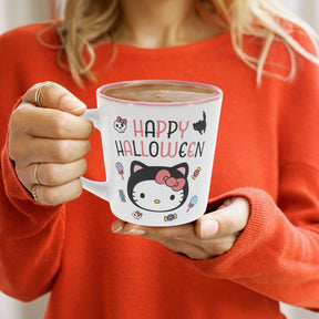 Sanrio Hello Kitty "Happy Halloween" Ceramic Latte Mug | Holds 17 Ounces