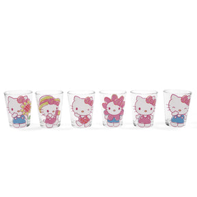 Sanrio Hello Kitty Springtime 2-Ounce Mini Shot Glasses | Set of 6