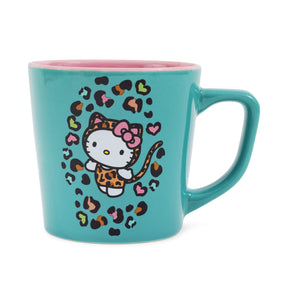 Sanrio Hello Kitty Jungle Leopard Ceramic Latte Mug | Holds 17 Ounces