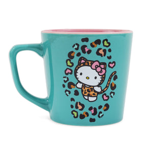 Sanrio Hello Kitty Jungle Leopard Ceramic Latte Mug | Holds 17 Ounces