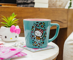 Sanrio Hello Kitty Jungle Leopard Ceramic Latte Mug | Holds 17 Ounces