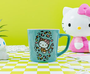 Sanrio Hello Kitty Jungle Leopard Ceramic Latte Mug | Holds 17 Ounces