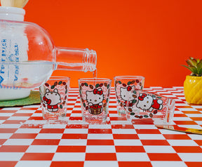 Sanrio Hello Kitty Love Fall 2-Ounce Mini Shot Glasses | Set of 4