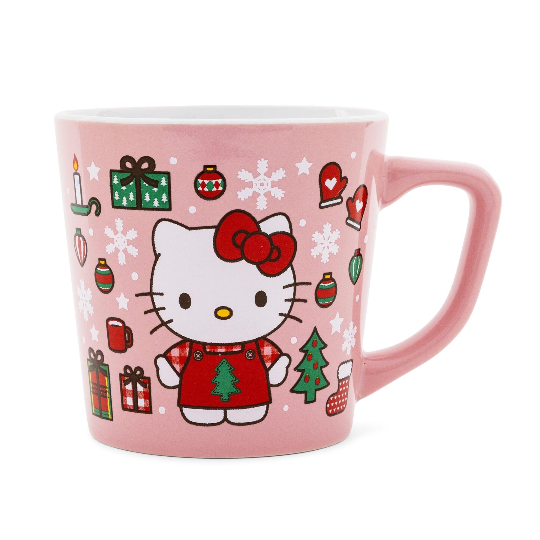 Sanrio Hello Kitty Holiday Celebration Ceramic Latte Mug | Holds 17 Ounces