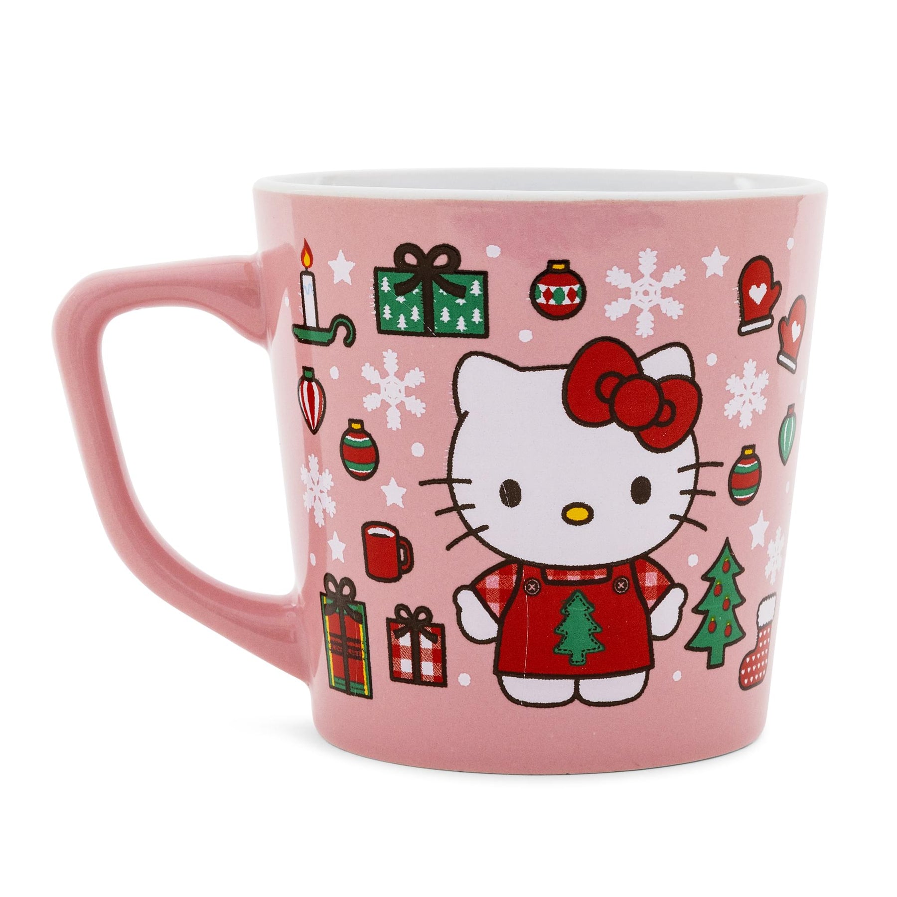 Sanrio Hello Kitty Holiday Celebration Ceramic Latte Mug | Holds 17 Ounces