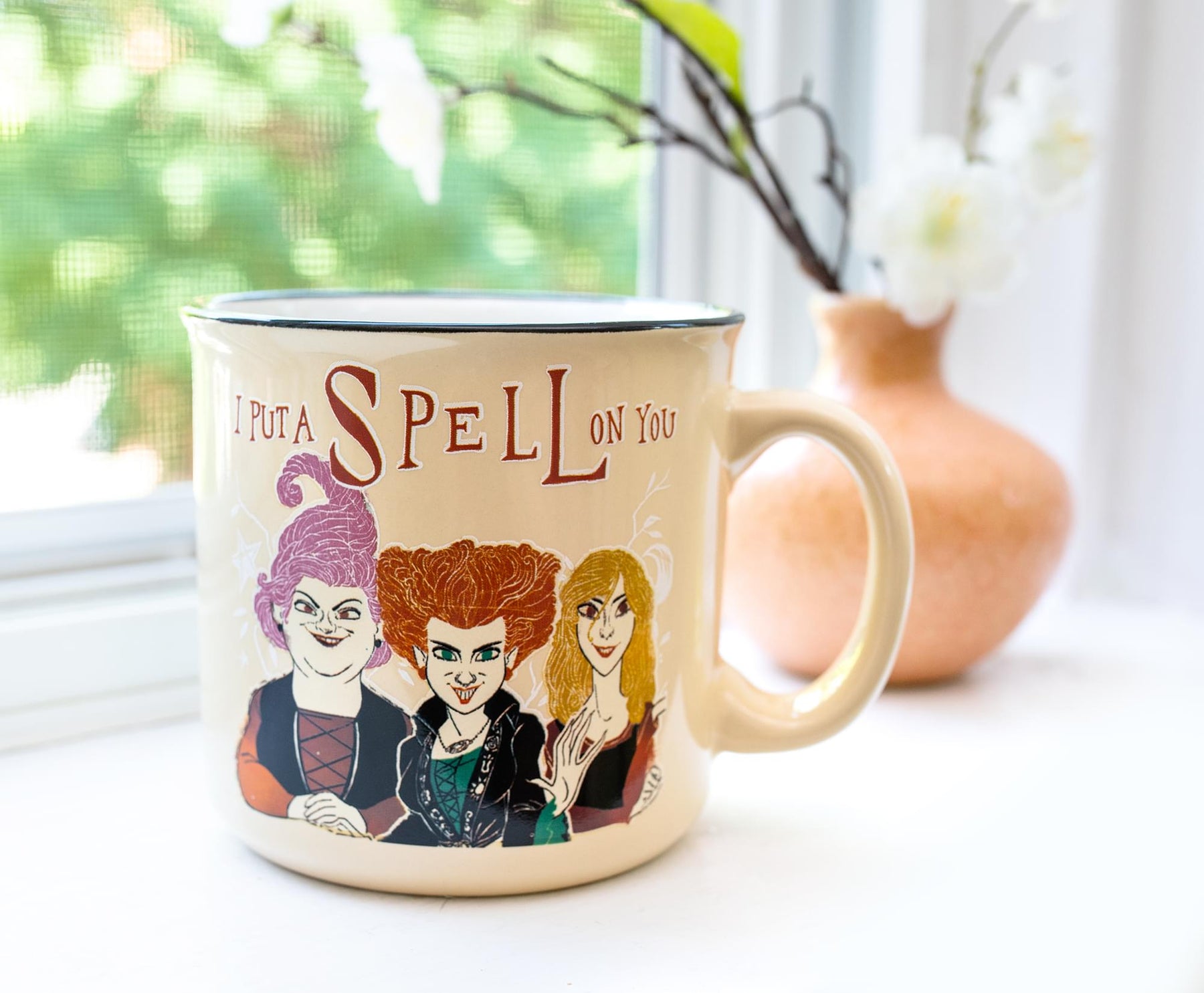 Disney Hocus Pocus "Put A Spell On You" Ceramic Camper Mug | 20 Ounces